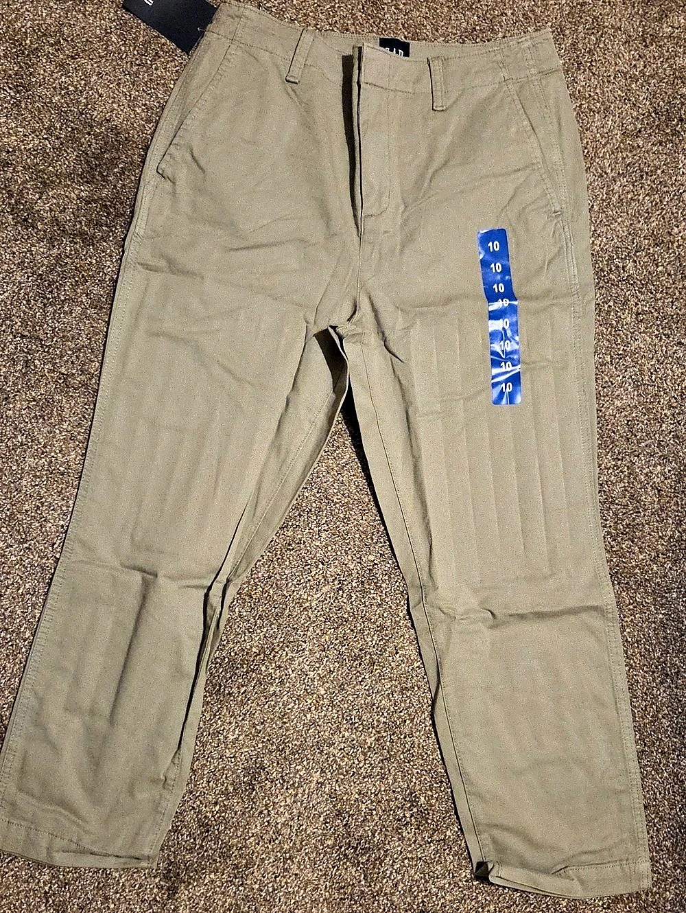 Gap Slim Ankle Pant Men's Cargo Pants Green Waist 10 NWT